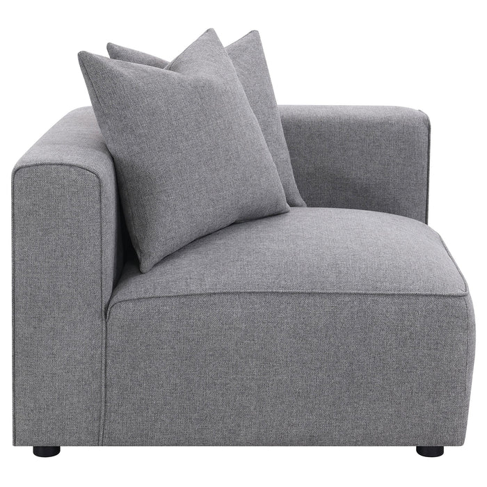 Jennifer Upholstered Corner Chair - California Furniture (Coachella, CA)