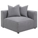 Jennifer Upholstered Corner Chair - California Furniture (Coachella, CA)