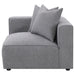 Jennifer Upholstered Corner Chair - California Furniture (Coachella, CA)