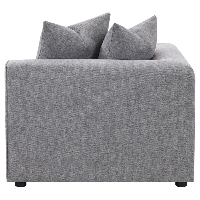 Jennifer Upholstered Corner Chair - California Furniture (Coachella, CA)