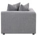 Jennifer Upholstered Corner Chair - California Furniture (Coachella, CA)