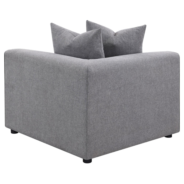 Jennifer Upholstered Corner Chair - California Furniture (Coachella, CA)