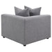 Jennifer Upholstered Corner Chair - California Furniture (Coachella, CA)