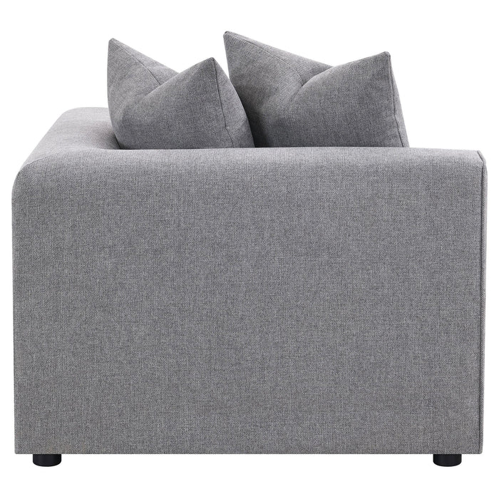 Jennifer Upholstered Corner Chair - California Furniture (Coachella, CA)