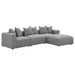 Jennifer Upholstered Corner Chair - California Furniture (Coachella, CA)