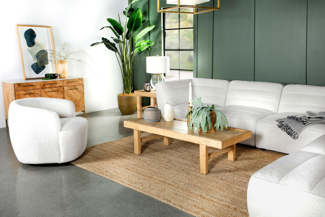 Sunny Upholstered Corner Chair - California Furniture (Coachella, CA)