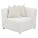 Freddie Upholstered Corner Chair Pearl - California Furniture (Coachella, CA)