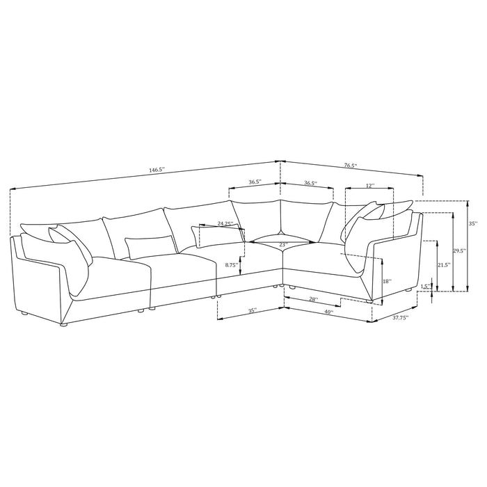Sasha Modular Sectionals 2 - California Furniture (Coachella, CA)