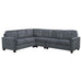 Georgina 4-piece Upholstered Modular Sectional Sofa Beige - California Furniture (Coachella, CA)