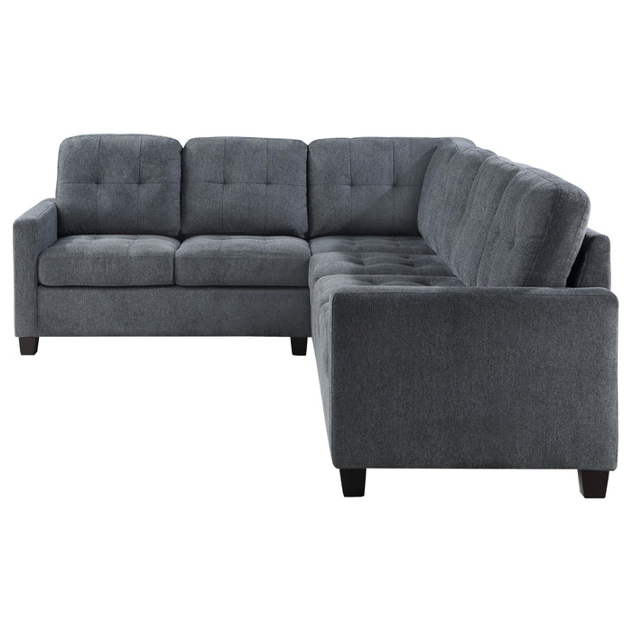 Georgina 4-piece Upholstered Modular Sectional Sofa Beige - California Furniture (Coachella, CA)