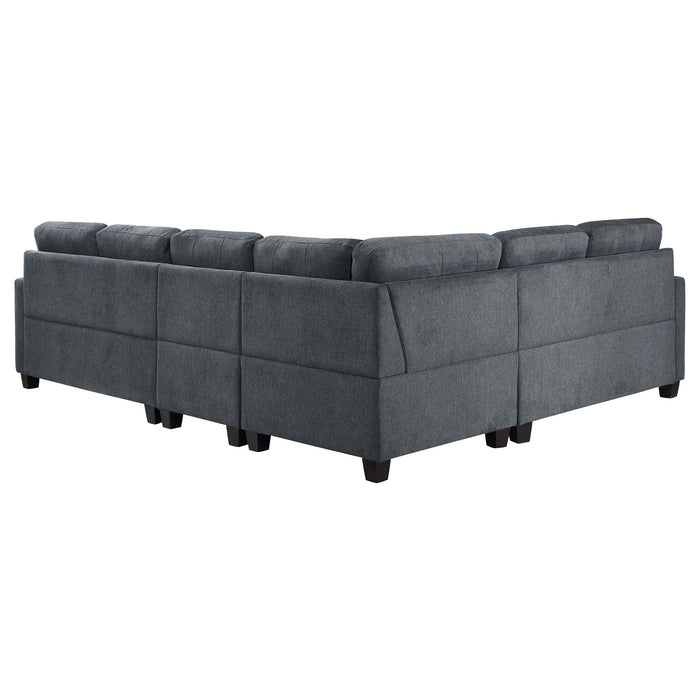 Georgina 4-piece Upholstered Modular Sectional Sofa Beige - California Furniture (Coachella, CA)