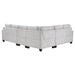 Georgina 4-piece Upholstered Modular Sectional Sofa Beige - California Furniture (Coachella, CA)