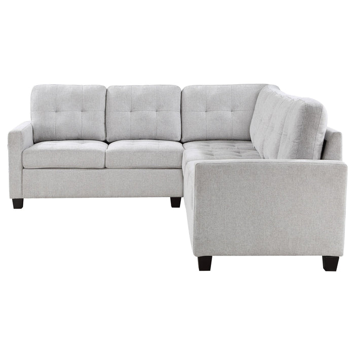 Georgina 4-piece Upholstered Modular Sectional Sofa Beige - California Furniture (Coachella, CA)