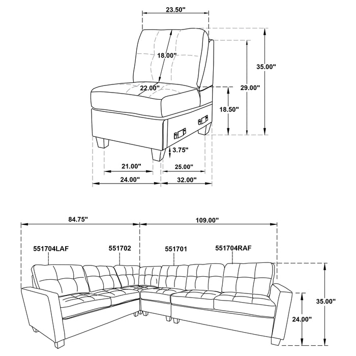 Georgina Modular Sectionals - California Furniture (Coachella, CA)