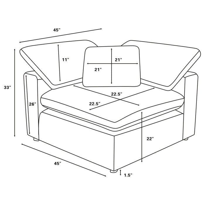 Raleigh Modular Sectionals - California Furniture (Coachella, CA)