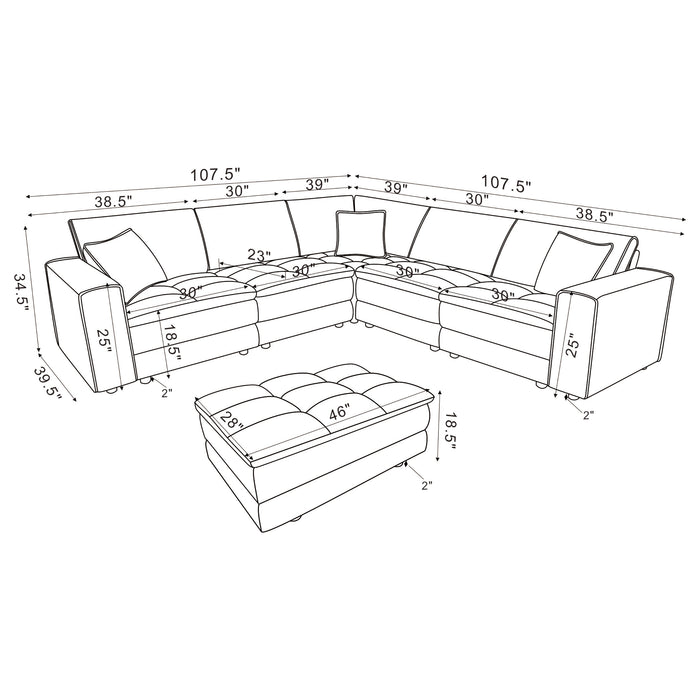 Atlantic Modular Sectionals - California Furniture (Coachella, CA)