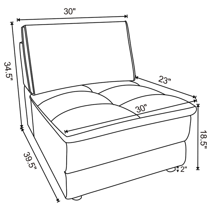 Atlantic Blue Sectionals - California Furniture (Coachella, CA)