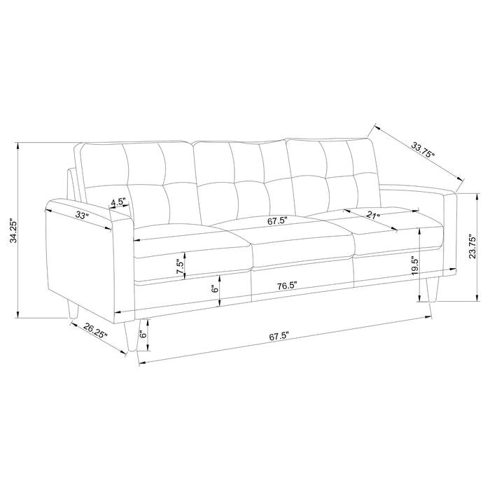 Watsonville Stationary 3 Pc Sets - California Furniture (Coachella, CA)