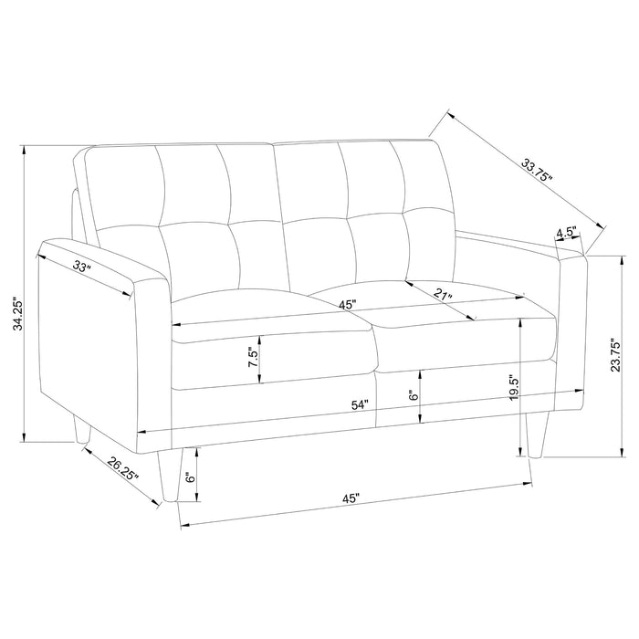 Watsonville Stationary 3 Pc Sets - California Furniture (Coachella, CA)