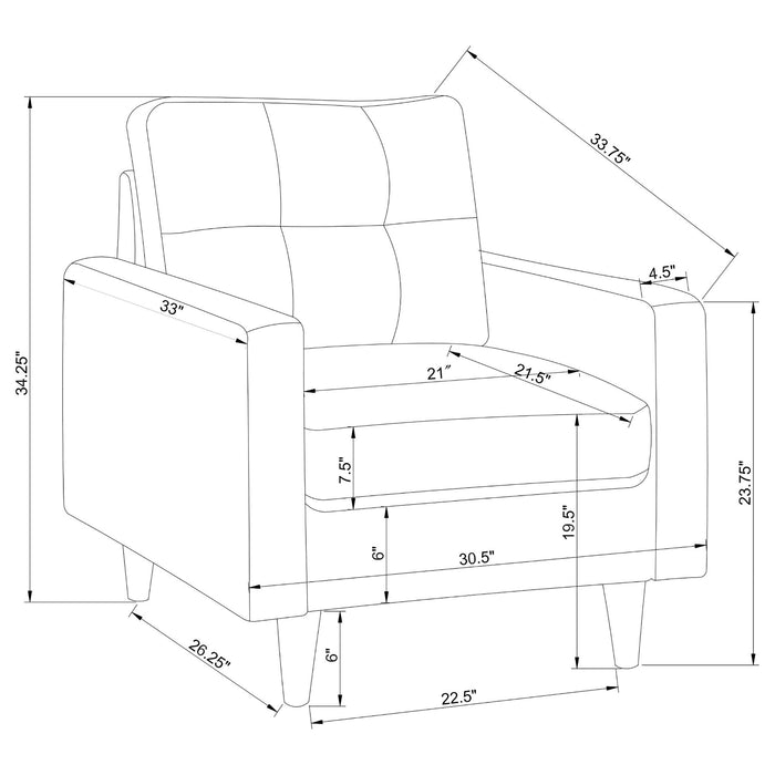 Watsonville Stationary 3 Pc Sets - California Furniture (Coachella, CA)