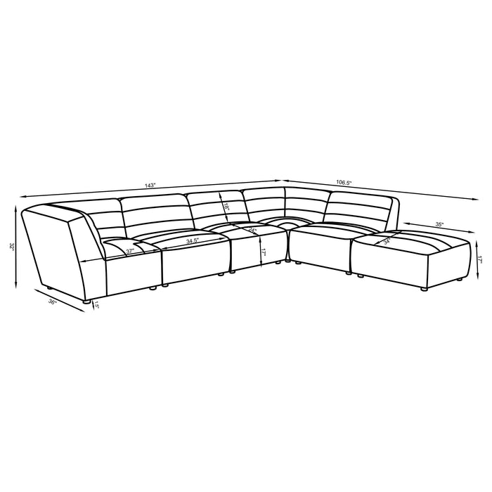 Sunny Modular Sectional Sofa - California Furniture (Coachella, CA)