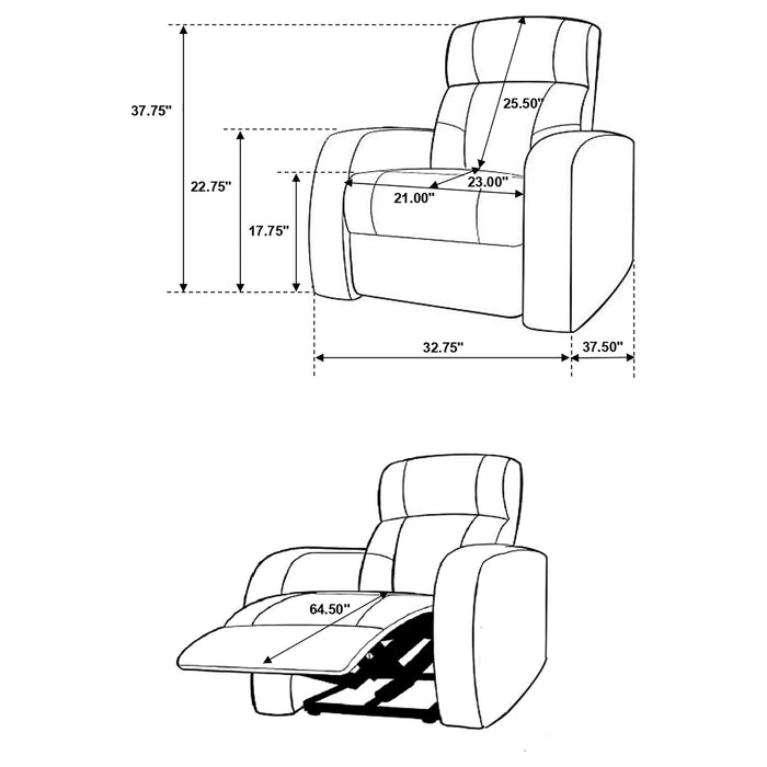 Cyrus Home Theater Seating - California Furniture (Coachella, CA)
