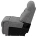 Higgins Upholstered Armless Chair Grey - California Furniture (Coachella, CA)