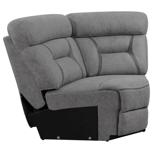Higgins Upholstered Wedge Grey - California Furniture (Coachella, CA)