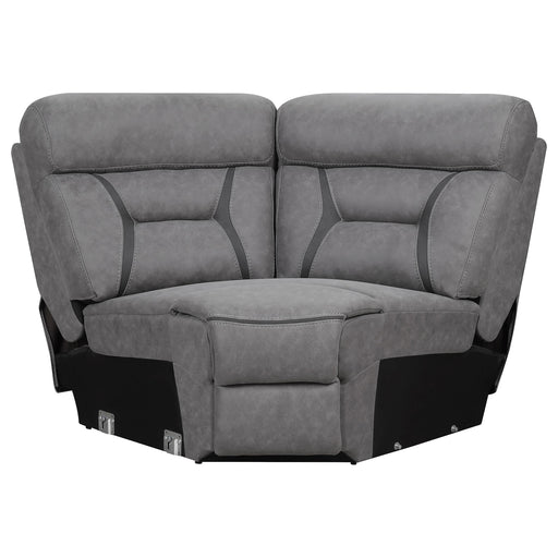 Higgins Upholstered Wedge Grey - California Furniture (Coachella, CA)