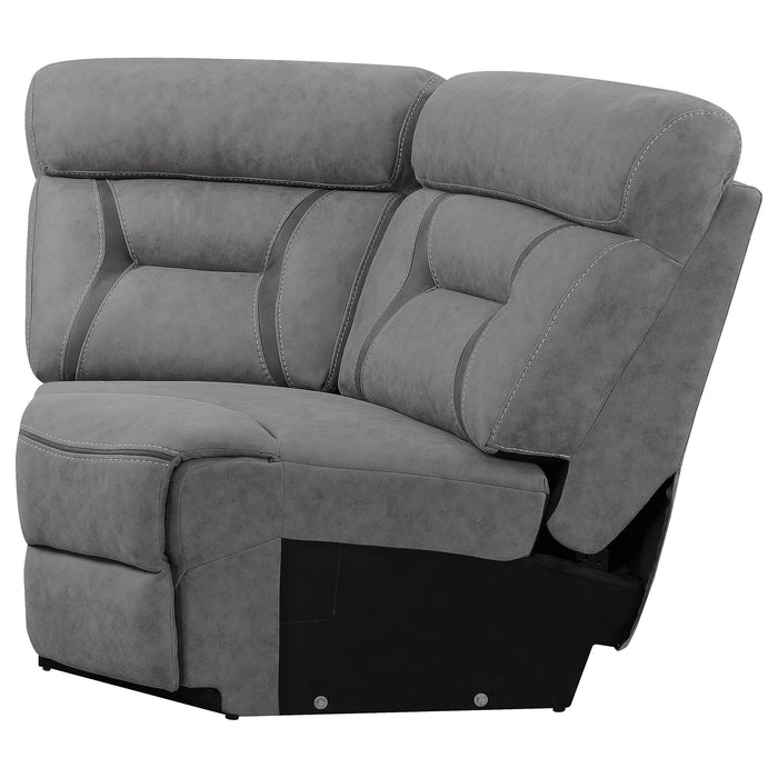 Higgins Upholstered Wedge Grey - California Furniture (Coachella, CA)