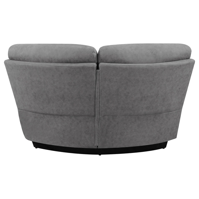 Higgins Upholstered Wedge Grey - California Furniture (Coachella, CA)