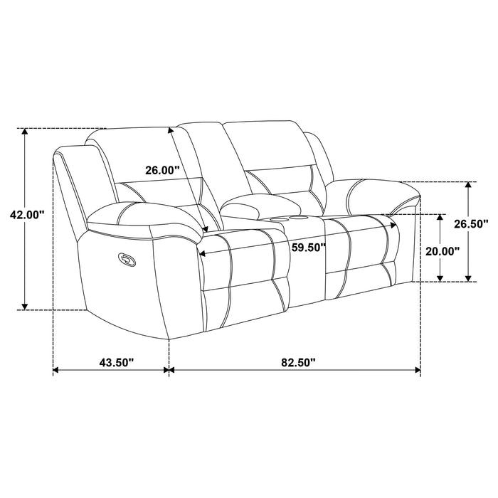 Gilson Reclining Sofa Set - California Furniture (Coachella, CA)