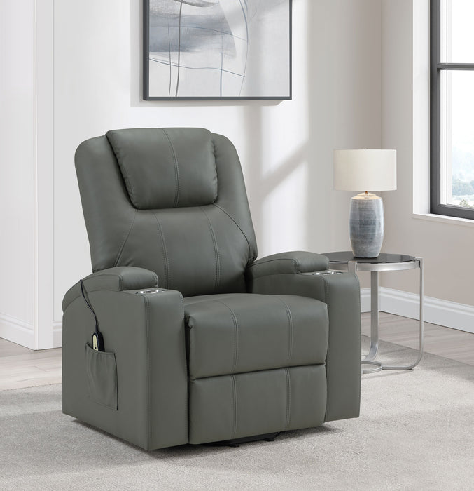 Armstrong Power Lift Massage Recliner - California Furniture (Coachella, CA)