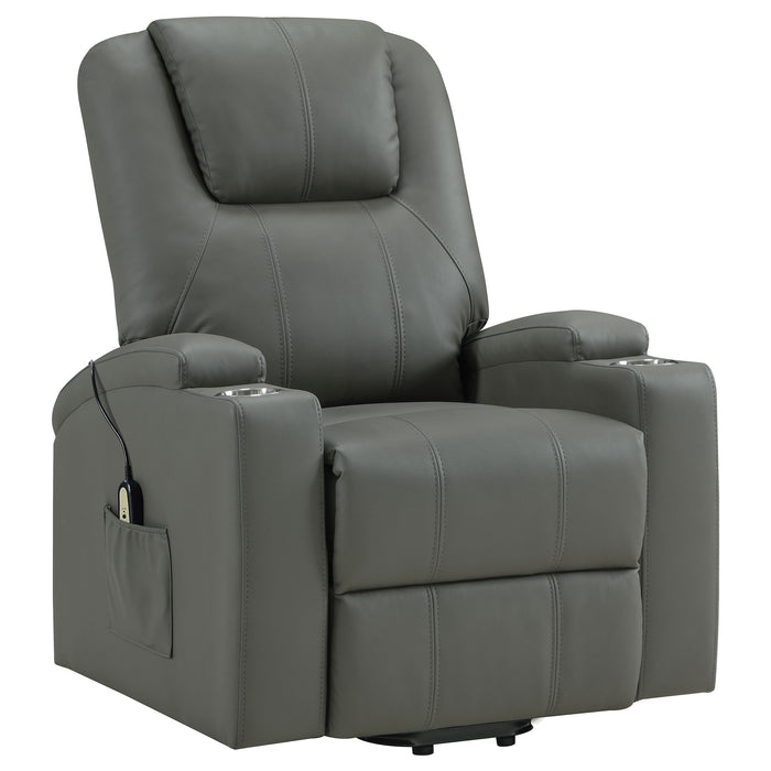 Armstrong Power Lift Massage Recliner - California Furniture (Coachella, CA)