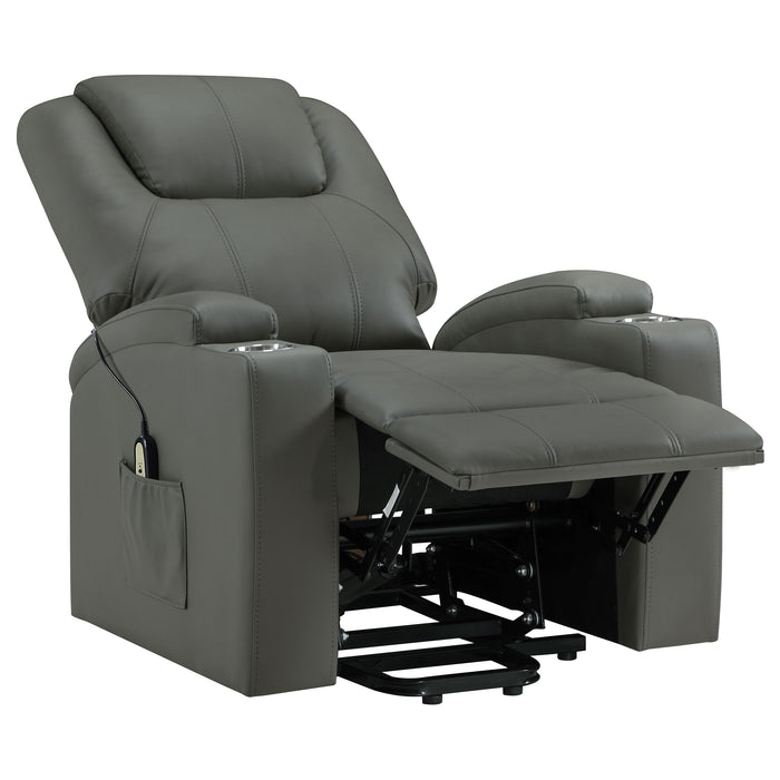 Armstrong Power Lift Massage Recliner - California Furniture (Coachella, CA)