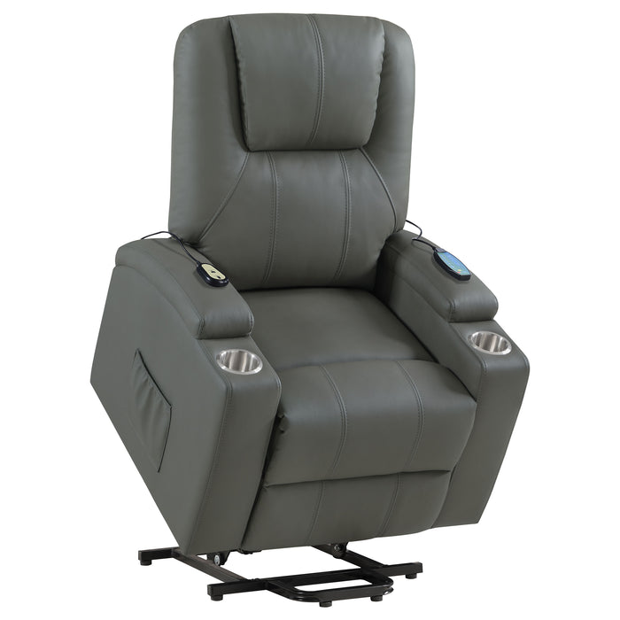 Armstrong Power Lift Massage Recliner - California Furniture (Coachella, CA)