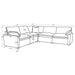 Collins Reclining Sectionals Upholstered - California Furniture (Coachella, CA)