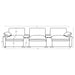 Collins Non Recling Sectionals - California Furniture (Coachella, CA)