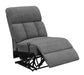 Bahrain Upholstered Armless Recliner Charcoal - California Furniture (Coachella, CA)