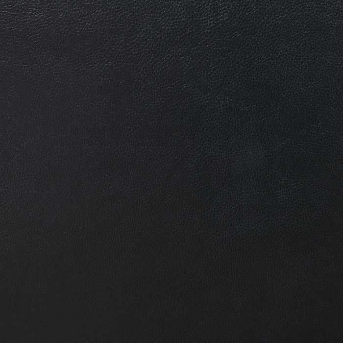 Hewitt Leather Upholstered Power Reclining Sectional Black - California Furniture (Coachella, CA)