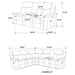 Sycamore Reclining Sectionals - California Furniture (Coachella, CA)