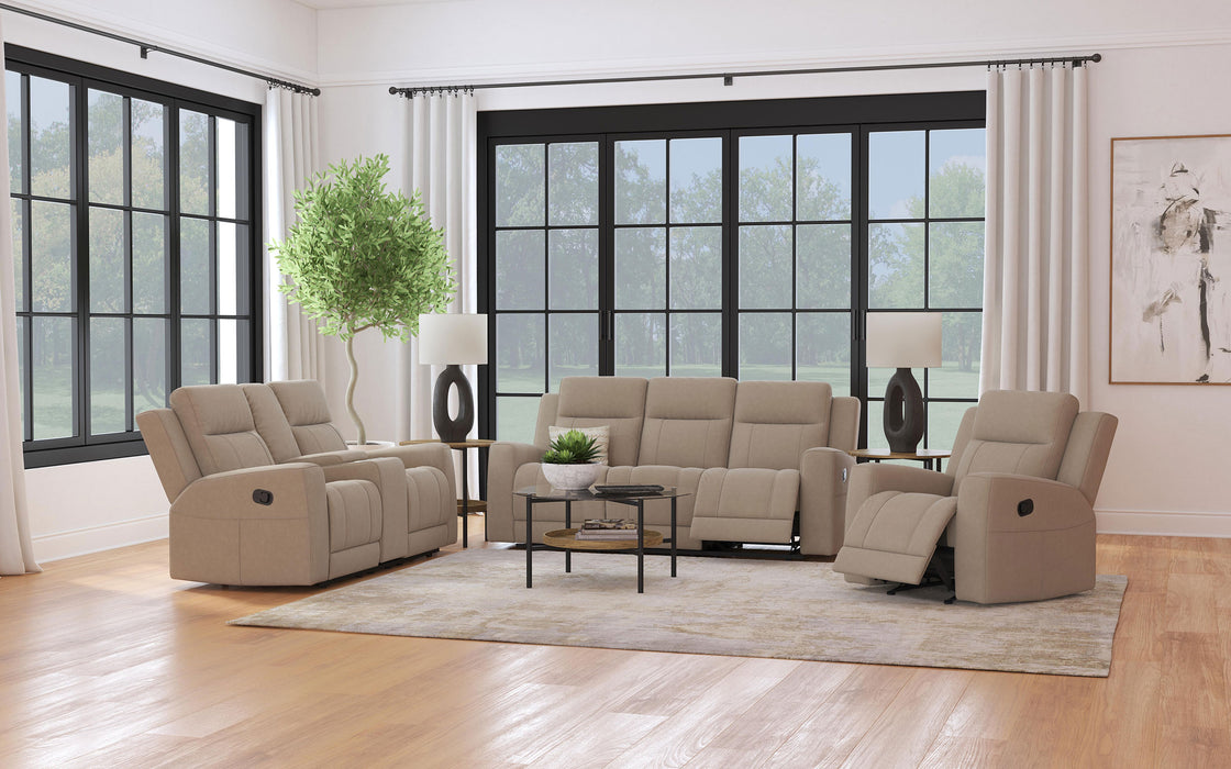 Brentwood Reclining Sofa Set - California Furniture (Coachella, CA)