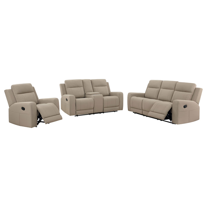Brentwood Reclining Sofa Set - California Furniture (Coachella, CA)