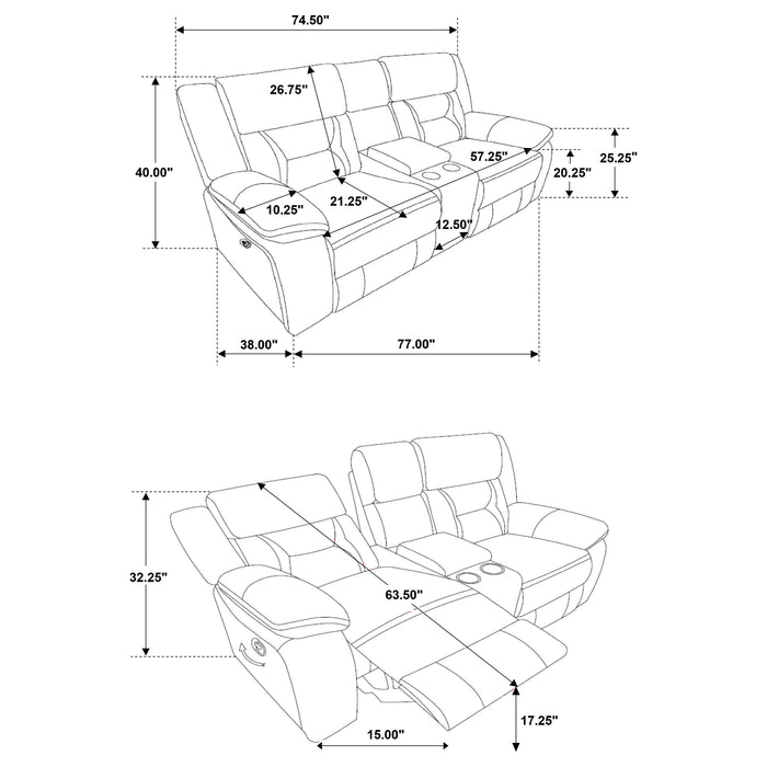 Greer Reclining 3 Pc Sets - California Furniture (Coachella, CA)