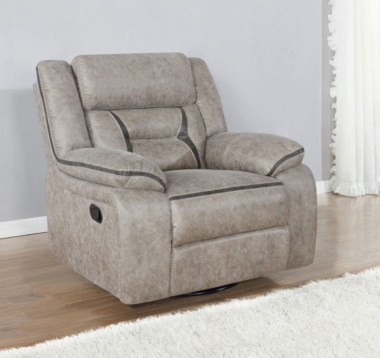Greer Swivel Glider Recliner - California Furniture (Coachella, CA)