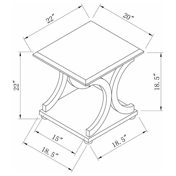 Shelly Coffee Table Sets - California Furniture (Coachella, CA)