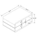 Elana Coffee Table Sets - California Furniture (Coachella, CA)