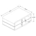 Elana Coffee Table - California Furniture (Coachella, CA)