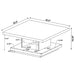 Reston Coffee Table Sets - California Furniture (Coachella, CA)
