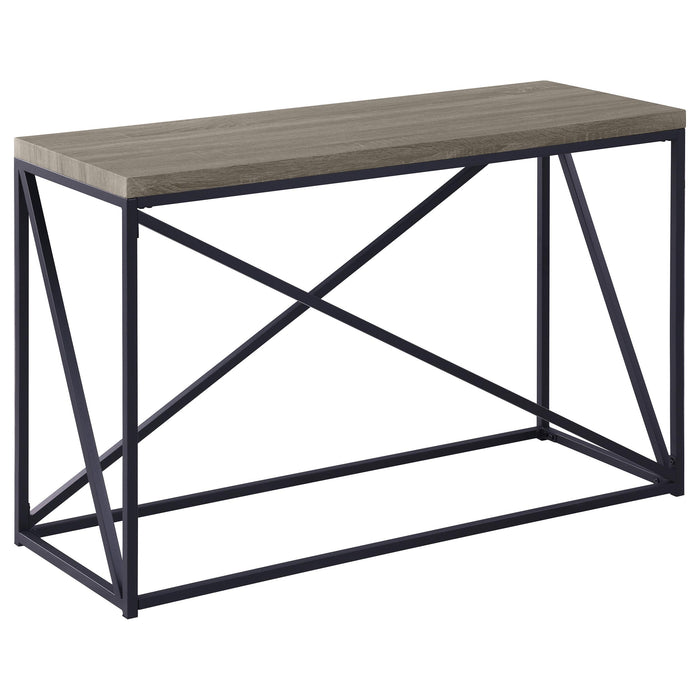 Birdie Rectangular Sofa Table Sonoma Grey - California Furniture (Coachella, CA)